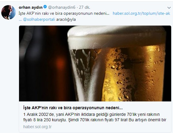 Orhan Aydın'ın derdi bambaşka